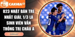 U23 Nhật Bản trẻ nhất giải