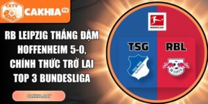 RB Leipzig thắng đậm Hoffenheim
